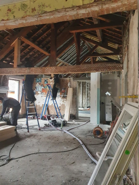 chantier.rénovation.placoplatre.peinture Grenoble